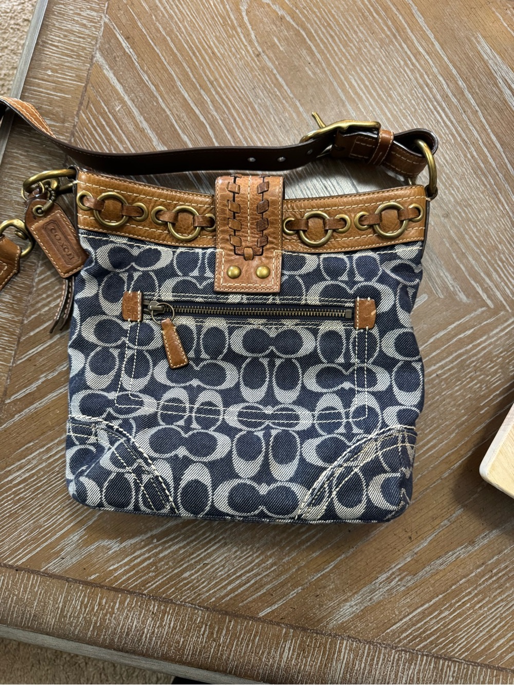 Vintage Coach Limited Edition denim bag, model F06K-10406! - Picture 2 of 16